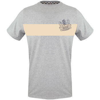 Textiel Heren T-shirts korte mouwen Aquascutum - tsia103 Grijs