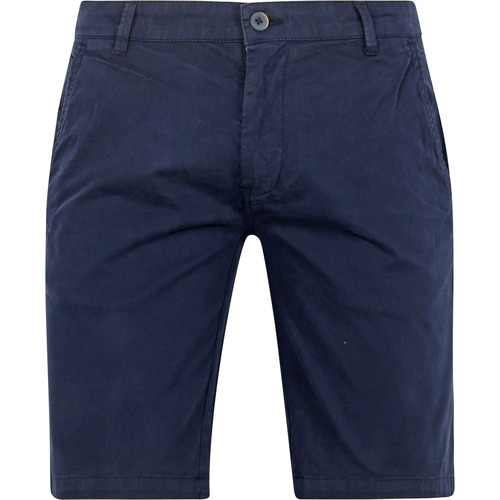Textiel Heren Broeken / Pantalons Suitable Berry Short Navy Blauw
