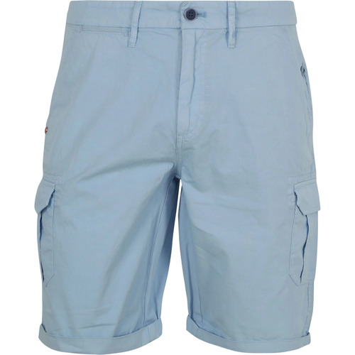 Textiel Heren Broeken / Pantalons New Zealand Auckland NZA Larry Bay Short Lichtblauw Blauw