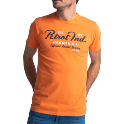 Textiel Heren T-shirts korte mouwen Petrol Industries  Oranje