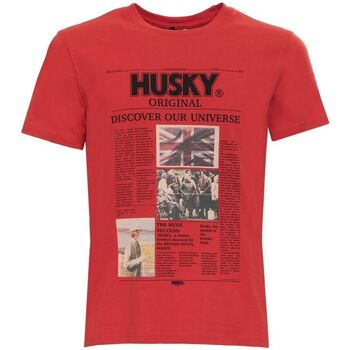 Textiel Heren T-shirts korte mouwen Husky - hs23beutc35co196-tyler Rood