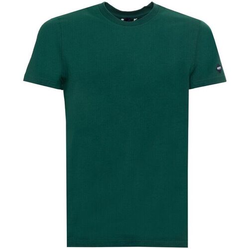 Textiel Heren T-shirts korte mouwen Husky - hs23beutc35co186-vincent Groen