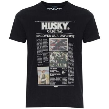 Textiel Heren T-shirts korte mouwen Husky - hs23beutc35co196-tyler Zwart