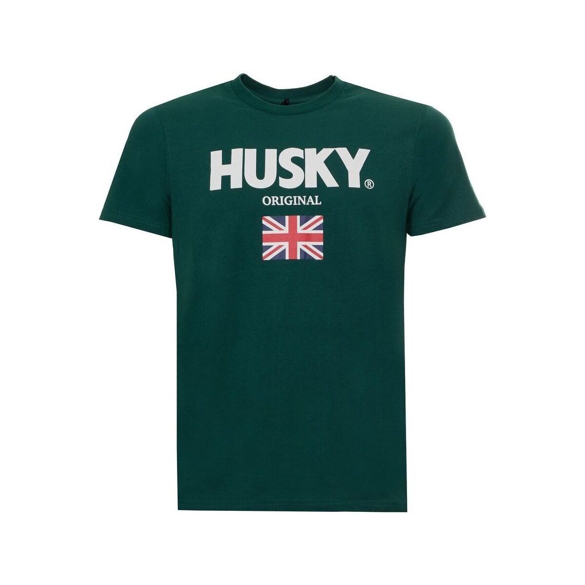 Textiel Heren T-shirts korte mouwen Husky - hs23beutc35co177-john Groen