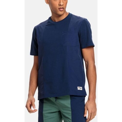 Textiel Heren T-shirts korte mouwen Fila - fam0370 Blauw