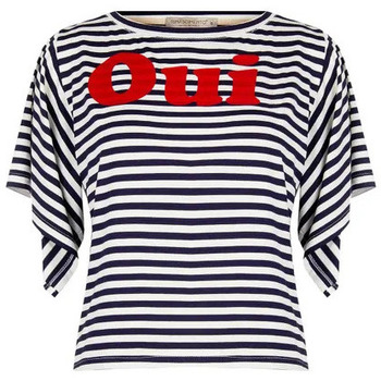 Textiel Dames T-shirts & Polo’s Rinascimento CFC0119329003 Blauw