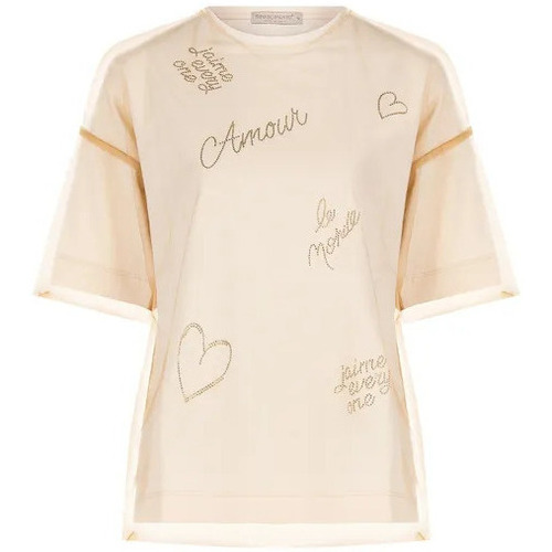 Textiel Dames T-shirts & Polo’s Rinascimento CFC0119189003 Kleurloos