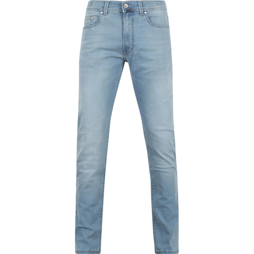 Textiel Heren Broeken / Pantalons Pierre Cardin Jeans Lyon Tapered Future Flex Lichtblauw Blauw