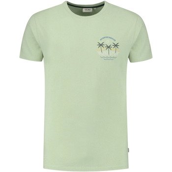Textiel Heren T-shirts & Polo’s Shiwi T-Shirt Antigua Port Dust Green Groen