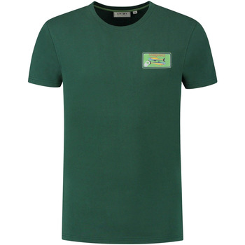 Textiel Heren T-shirts & Polo’s Shiwi T-Shirt Sardines Cilantro Green Groen