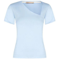 Textiel Dames T-shirts & Polo’s Rinascimento CFC0119323003 Celeste