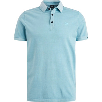 Textiel Heren T-shirts & Polo’s Vanguard Mercerized Jersey Polo Lichtblauw Blauw