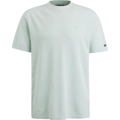 Textiel Heren T-shirts & Polo’s Cast Iron Popcorn T-Shirt Opal Blauw Multicolour