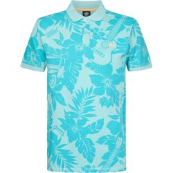 Textiel Heren T-shirts & Polo’s Petrol Industries Poloshirt Verdant Lichtblauw Blauw