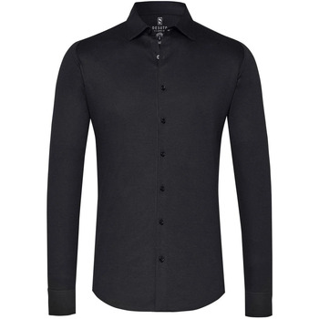 Textiel Heren Overhemden lange mouwen Desoto Overhemd Kent Zwart Zwart