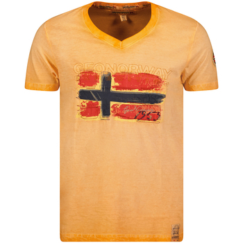 Geo Norway T-shirt Korte Mouw SW1561HGN-ORANGE