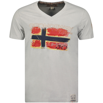 Geo Norway T-shirt Korte Mouw SW1561HGN-LIGHT GREY