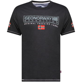 Geo Norway T-shirt Korte Mouw SY1311HGN-Black