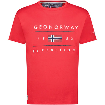 Geo Norway T-shirt Korte Mouw SY1355HGN-Red