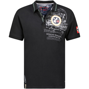 Geo Norway Polo Shirt Korte Mouw SY1357HGN-Black