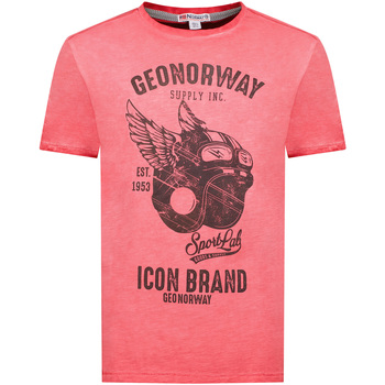 Geo Norway T-shirt Korte Mouw SY1360HGN-Red
