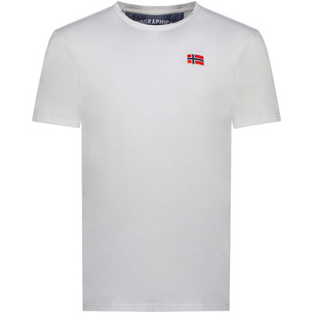 Textiel Heren T-shirts korte mouwen Geographical Norway SY1363HGN-Light Grey Grijs