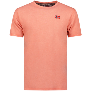 Geographical norway T-shirt Korte Mouw SY1363HGN-Coral