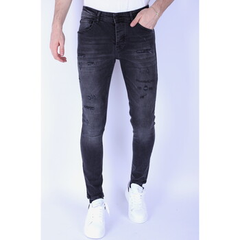 Textiel Heren Skinny jeans Local Fanatic Ripped Jeans Voor Stretch Grijs