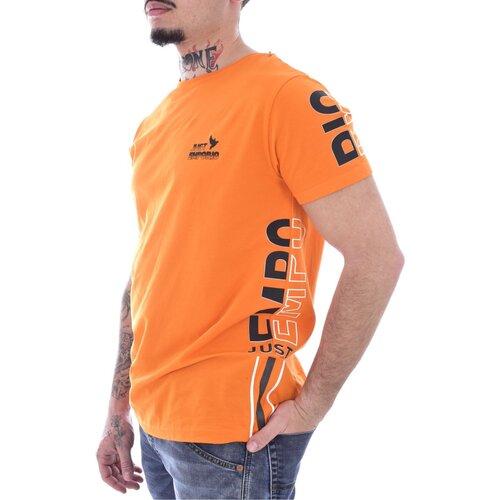 Textiel Heren T-shirts korte mouwen Just Emporio JE-MEJIM-01 Oranje