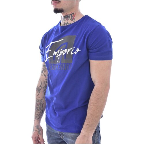 Textiel Heren T-shirts korte mouwen Just Emporio JE-MILIM-01 Blauw