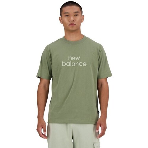 Textiel Heren T-shirts korte mouwen New Balance 34268 Groen
