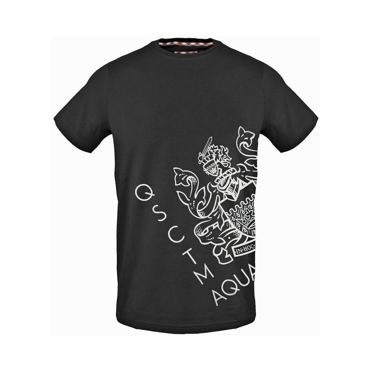 Textiel Heren T-shirts korte mouwen Aquascutum - tsia115 Zwart