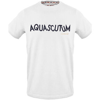 Textiel Heren T-shirts korte mouwen Aquascutum - tsia106 Wit