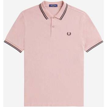 Textiel Heren T-shirts & Polo’s Fred Perry Twin tipped  shirt Roze