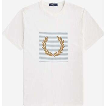 Fred Perry T-shirt Striped laurel wreath t-shirt