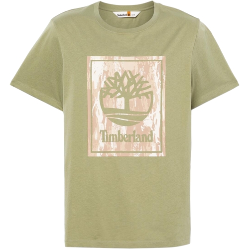 Textiel Heren T-shirts korte mouwen Timberland 236610 Groen