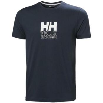 Textiel Heren T-shirts korte mouwen Helly Hansen  Blauw