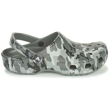 Schoenen Heren Leren slippers Crocs CLASSIC PRINTED CAMO CLOG Grijs