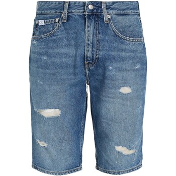 Textiel Heren Korte broeken / Bermuda's Ck Jeans Regular Short Blauw