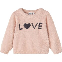 Textiel Meisjes Sweaters / Sweatshirts Name it Nmfnefine Ls Knit Box Roze