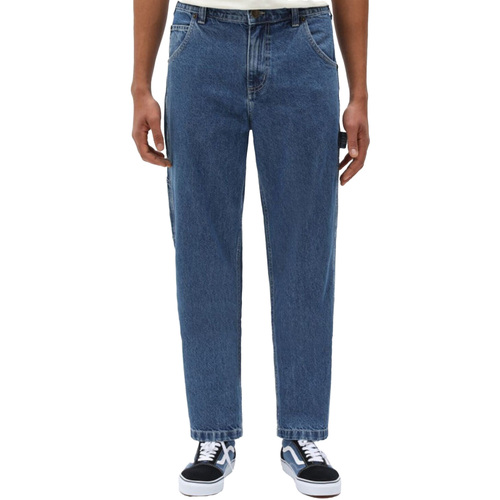 Textiel Heren Straight jeans Dickies Garyville Denim Blauw