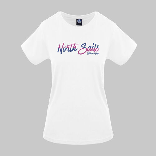 Textiel Dames T-shirts korte mouwen North Sails - 9024310 Wit