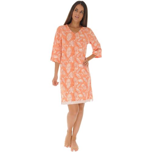 Textiel Dames Pyjama's / nachthemden Christian Cane GARDELIA Oranje