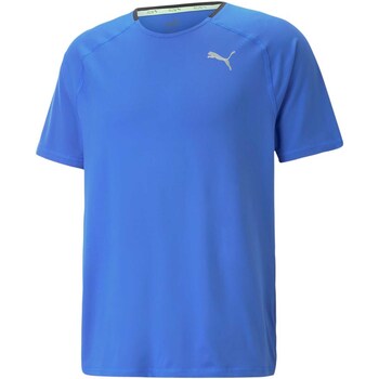Textiel Heren T-shirts korte mouwen Puma Run Cloudspun Ss Tee Blauw