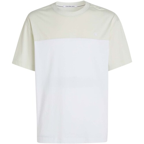 Textiel Heren T-shirts & Polo’s Ck Jeans Colorblock Tee Wit