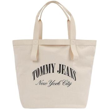Tassen Dames Handtassen kort hengsel Tommy Jeans  Beige