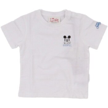 Textiel Jongens T-shirts korte mouwen Mc2 Saint Barth POT0002 01252F Wit
