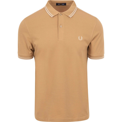 Textiel Heren T-shirts & Polo’s Fred Perry Polo M3600 Beige V19 Beige