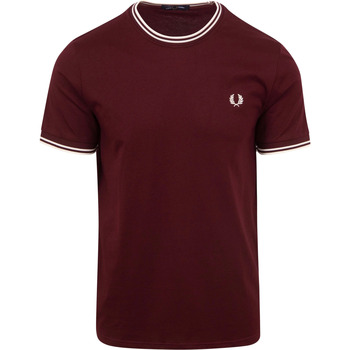 Fred Perry T-shirt Twin Tipped T-shirt Bordeaux