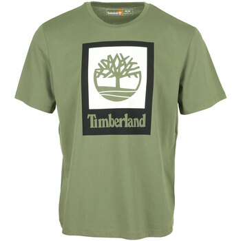 Textiel Heren T-shirts korte mouwen Timberland Colored Short Sleeve Tee Groen
